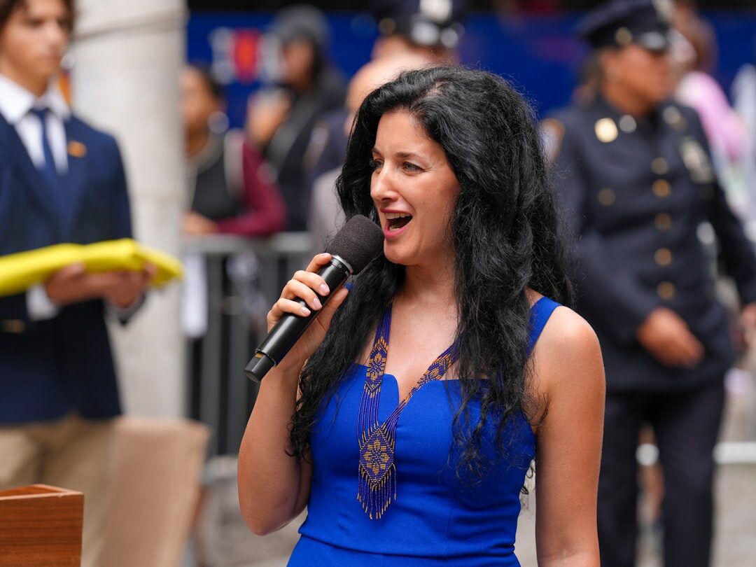mayor at public event